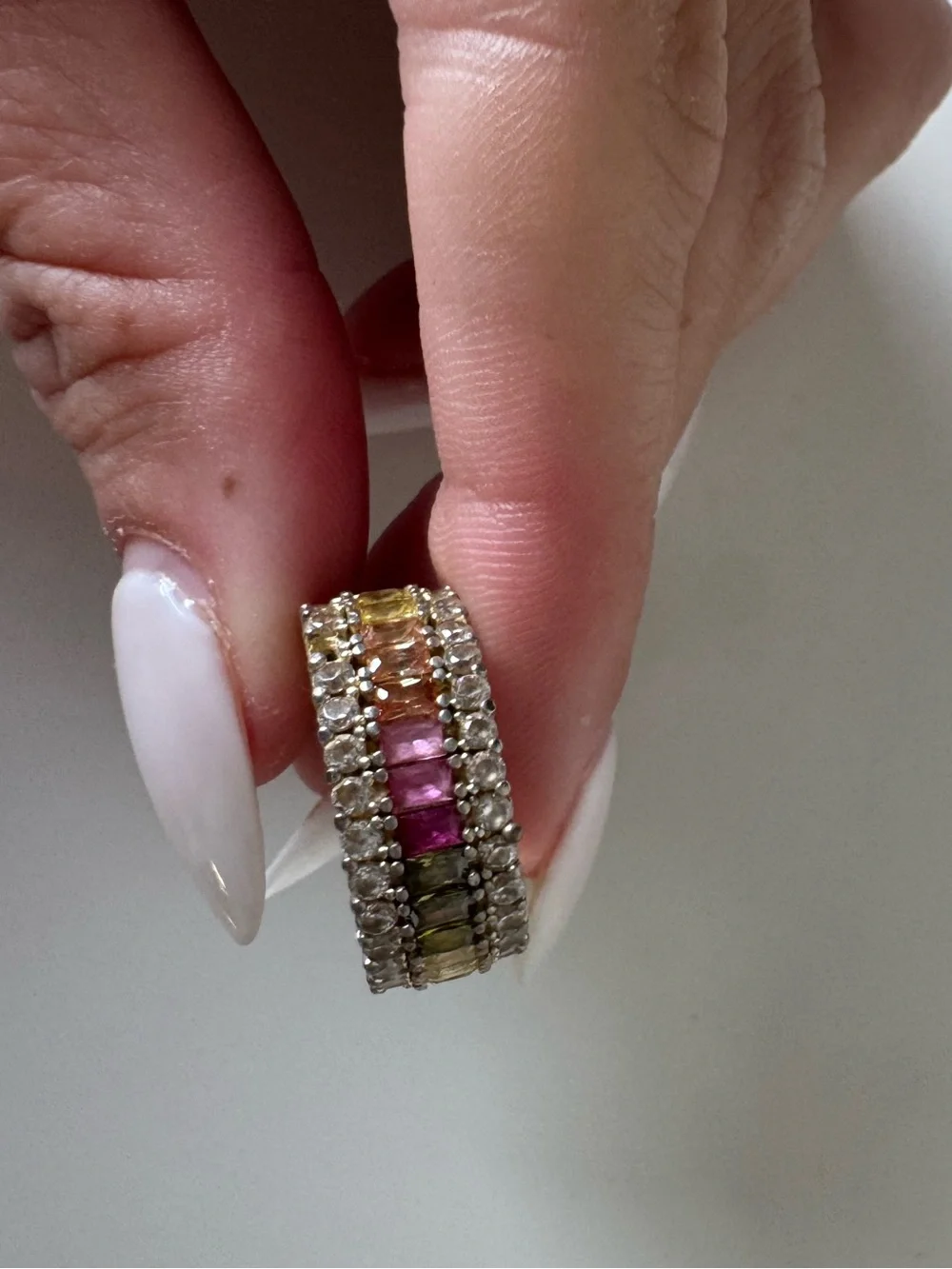 The M Jewelers x Revolve Multicolor Diamond Ring | Size 7 Gold